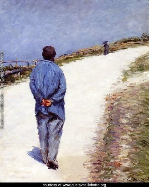 Man in a Smock (or Father Magloire on the Road between Saint-Clair and Etretat)