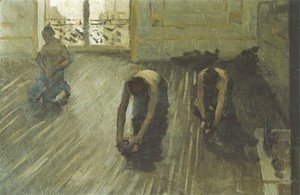 Gustave Caillebotte - The Floor Scrapers (study) I