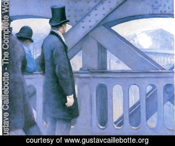 Gustave Caillebotte - The Pont de Europe (study)