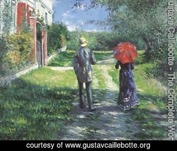 Gustave Caillebotte - Chemin montant