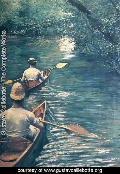 Gustave Caillebotte - Canoeing