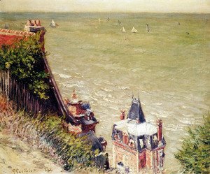 Gustave Caillebotte - The Pink Villa, Trouville