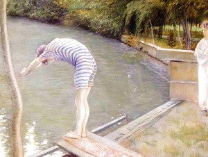 Gustave Caillebotte - The Bather, or The Diver