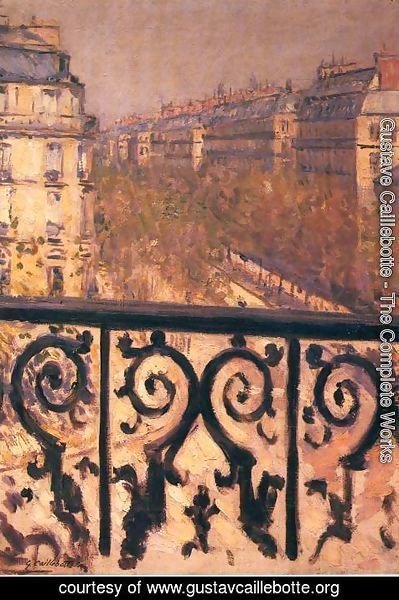 Gustave Caillebotte - A Balcony In Paris
