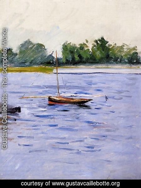 Gustave Caillebotte - Boat At Anchor On The Seine