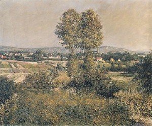 Gustave Caillebotte - Landscape At Argenteuil