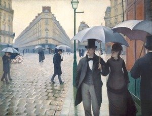 Paris Street- Rainy Weather 1877