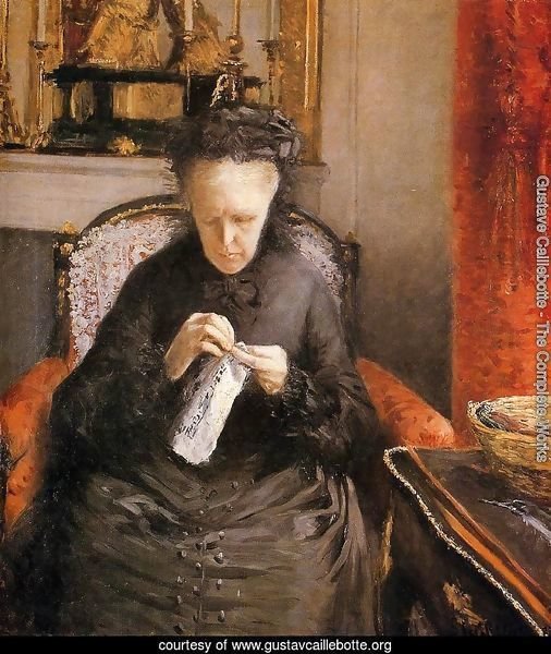 Portrait Of Madame Martial Caillebote (the Artists Mother)