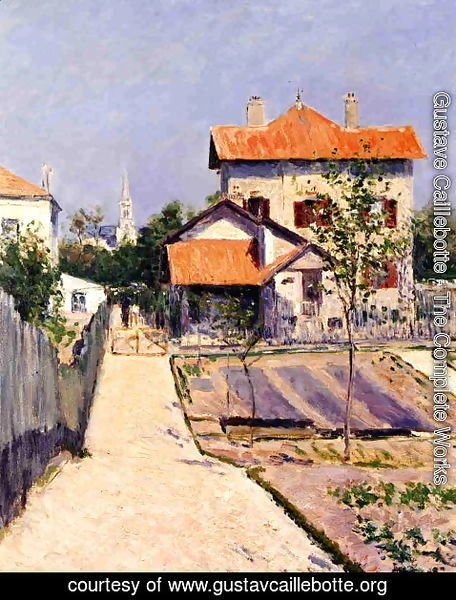 Gustave Caillebotte - The Artists House At Petit Gennevilliers