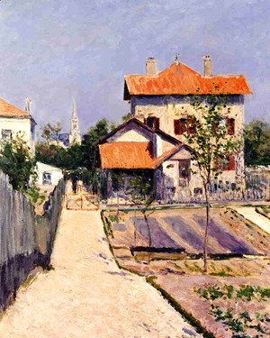 Gustave Caillebotte - The Artists House At Petit Gennevilliers