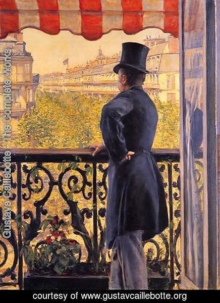 Gustave Caillebotte - The Man On The Balcony