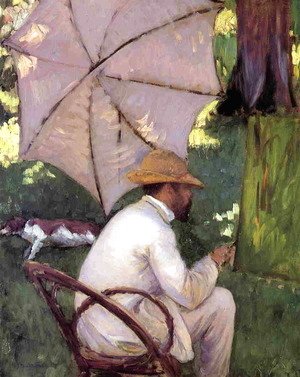 Gustave Caillebotte - The Painter Under His Paraso