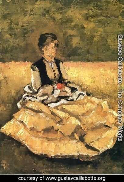 Gustave Caillebotte - Woman Seated On The Grass