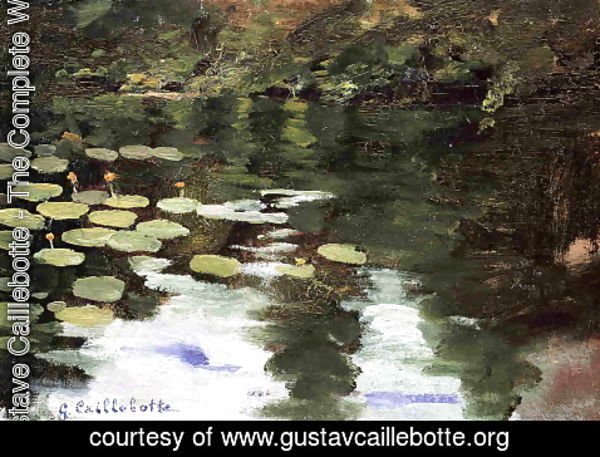 Gustave Caillebotte - Yerres  On The Pond  Water Lilies