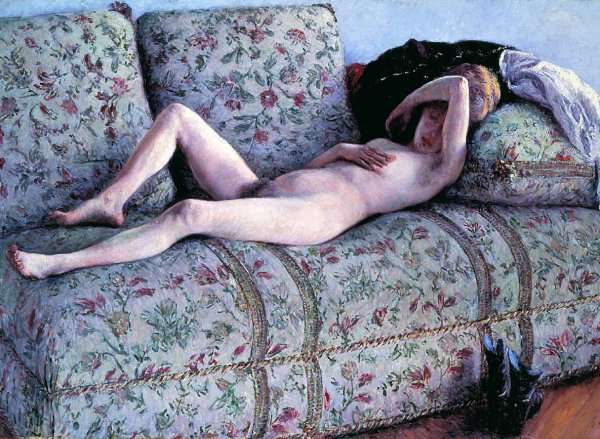 Nude woman by Gustave Caillebotte