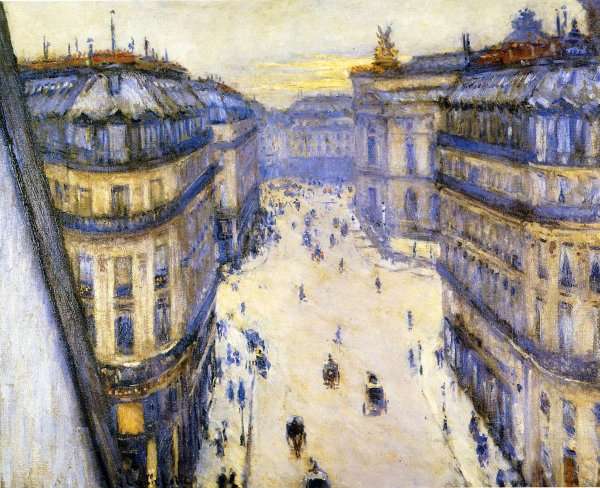Rue Halevy Seen From The Sixth Floor by Gustave Caillebotte