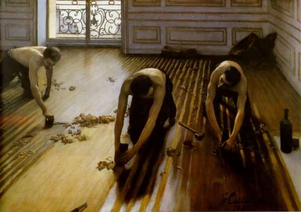 The Floor Scrapers 1875 by Gustave Caillebotte