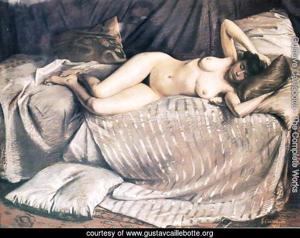 Femme Nue Etendue Sur Un Divan (Naked Woman Lying on a Couch)