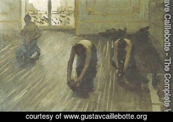 Gustave Caillebotte - The Floor Scrapers (study) I