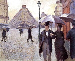 Paris Street: A Rainy Day (study)