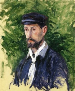 Gustave Caillebotte - Bust Portrait of Eugene Lamy