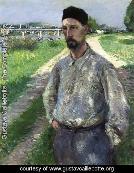 Gustave Caillebotte - Portrait of Eugene Lamy