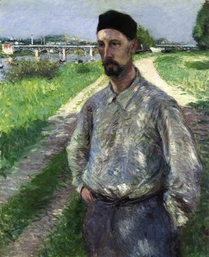 Gustave Caillebotte - Portrait of Eugene Lamy