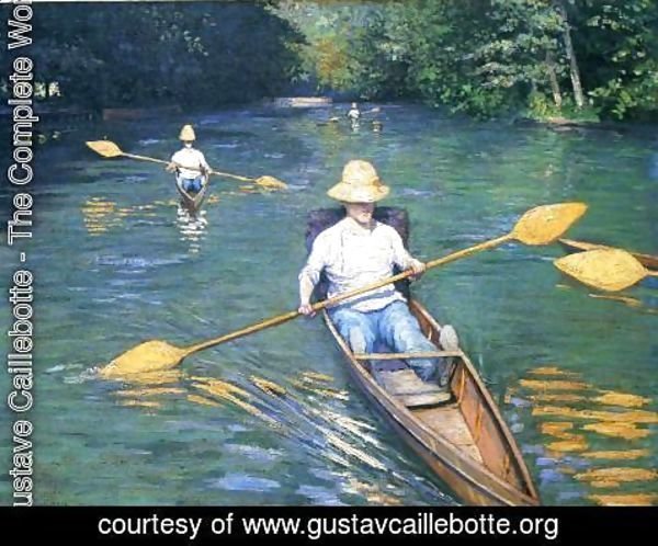 Gustave Caillebotte - Skiffs