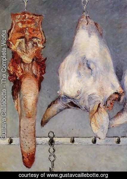 Gustave Caillebotte - Calf's Head and Ox Tongue