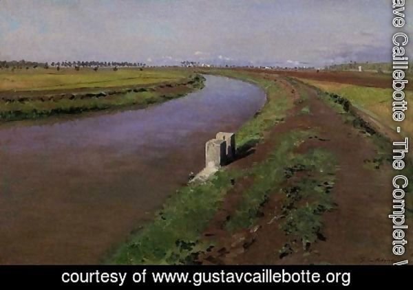 Gustave Caillebotte - The Banks of a Canal, near Naples