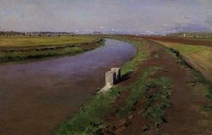 Gustave Caillebotte - The Banks of a Canal, near Naples