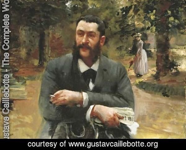 Gustave Caillebotte - L'homme au Gil Blas
