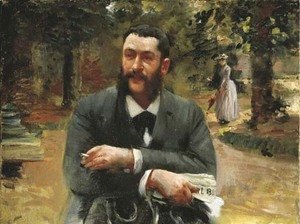 Gustave Caillebotte - L'homme au Gil Blas