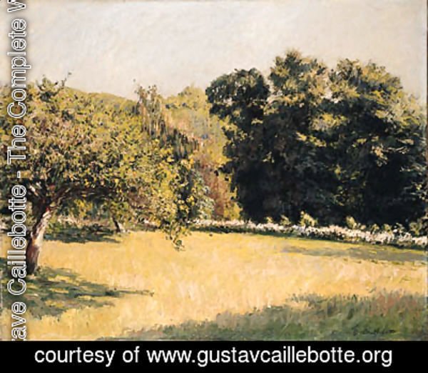 Gustave Caillebotte - Un Jardin  Trouville (A Garden in Trouville)