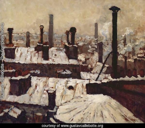 Rooftops in the Snow