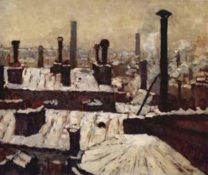 Gustave Caillebotte - Rooftops in the Snow