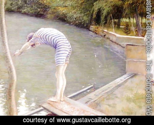 Gustave Caillebotte - The Bather, or The Diver