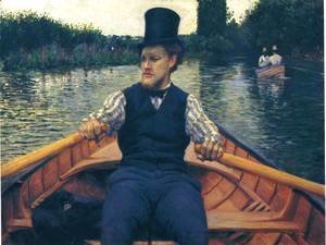 Gustave Caillebotte - Rower in a Top Hat