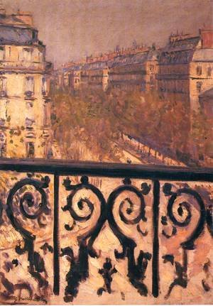 Gustave Caillebotte - A Balcony In Paris