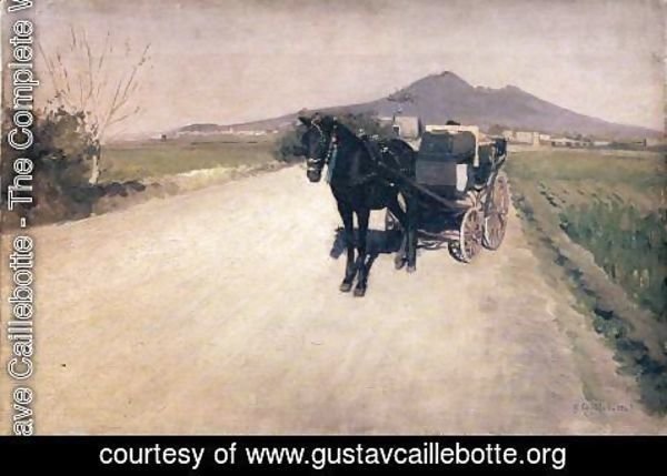 Gustave Caillebotte - A Road Near Naples