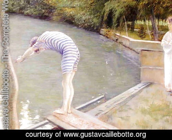 Gustave Caillebotte - Bathers  Banks Of The Yerres