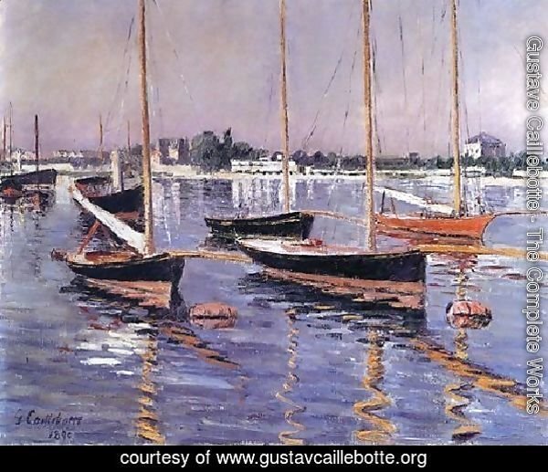 Boats On The Seine At Argenteuil