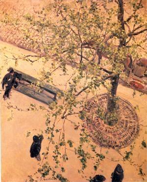 Gustave Caillebotte - Boulevard Seen From Above
