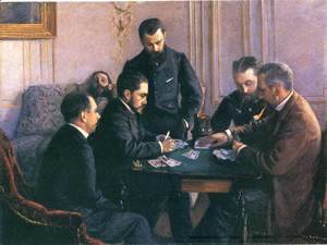 Gustave Caillebotte - Game Of Bezique