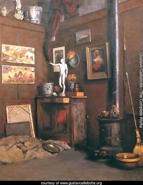 Interior Of A Studio With Stove