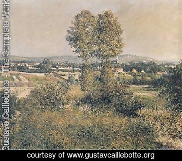 Gustave Caillebotte - Landscape At Argenteuil