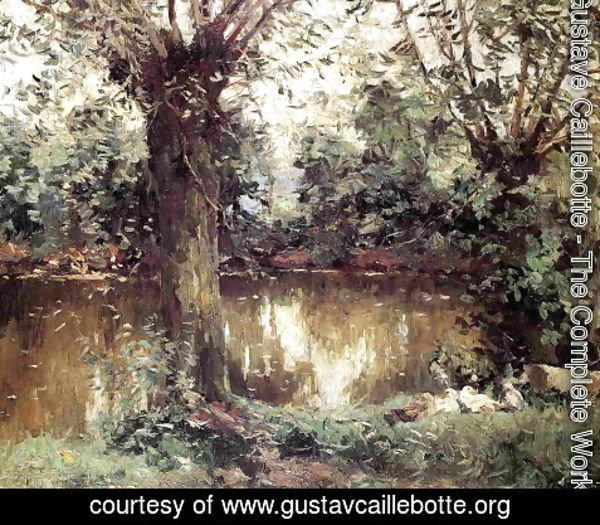 Gustave Caillebotte - Landscape  Banks Of The Yerres