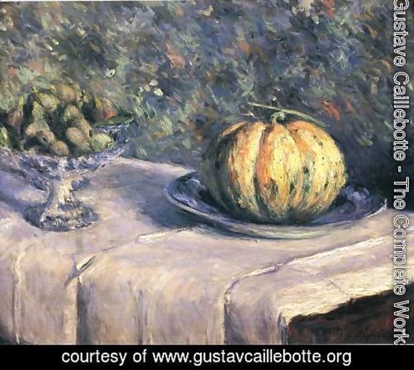 Gustave Caillebotte - Melon And Bowl Of Figs