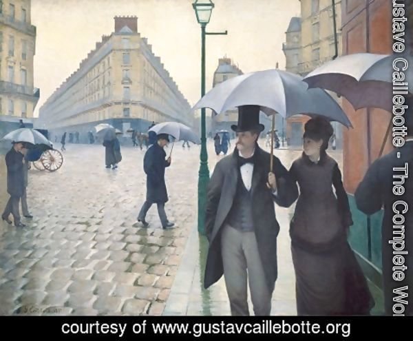 Gustave Caillebotte - Paris Street- Rainy Weather 1877