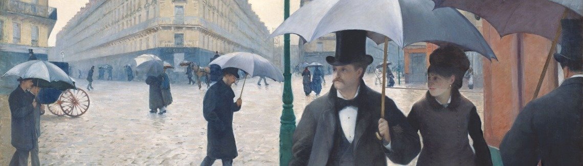 Gustave Caillebotte - Paris Street- Rainy Weather 1877